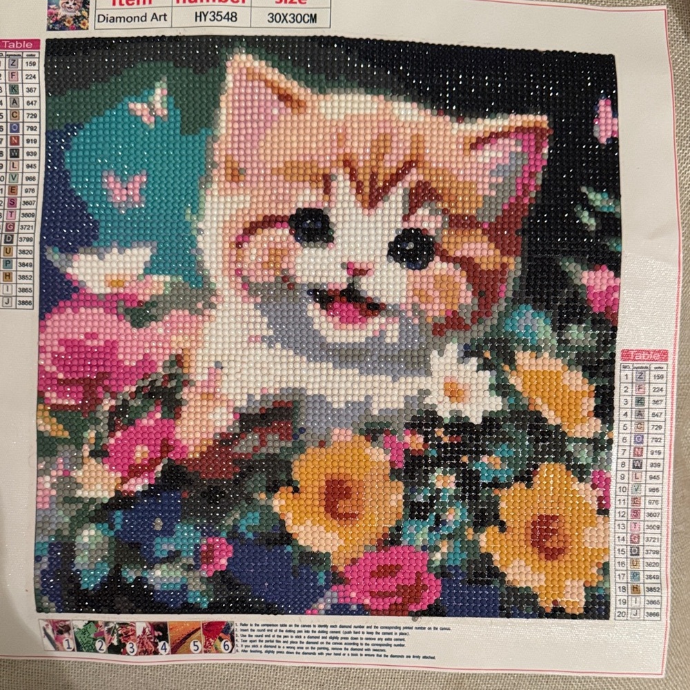 Colorful Cat Diamond Art Kit